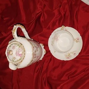 Flower print tea Set